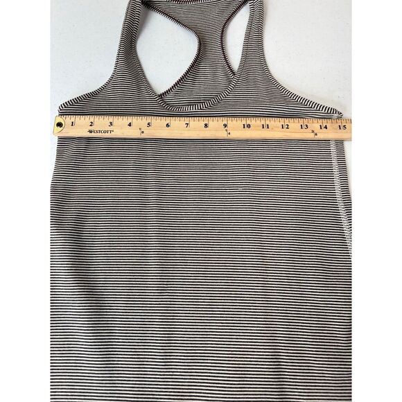 Lululemon Womens Striped Racerback Tank Top‎ Medium - Picture 9 of 13